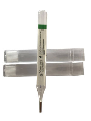 Zusammengestellte Unterstützung Gelb/Blau Glasthermometer zur Messung der menschlichen Körpertemperatur