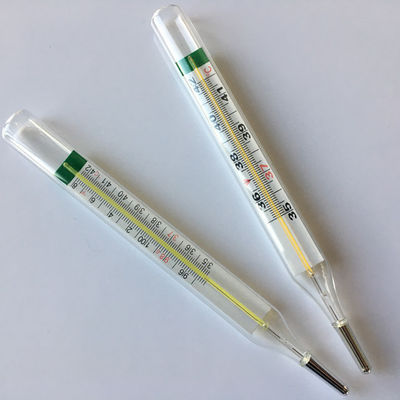 Medizinischer Achselbecken-Glasflüssigkeitsthermometer mit präziser Quecksilberfreiheit