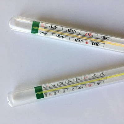 Medizinischer Achselbecken-Glasflüssigkeitsthermometer mit präziser Quecksilberfreiheit