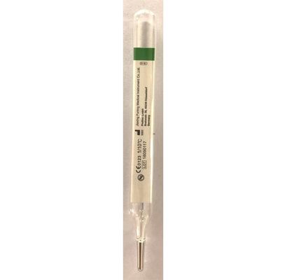 Kundenspezifische Unterstützung Quecksilberfreie Mund-Armpit Glasthermometer für die Gesundheitsüberwachung