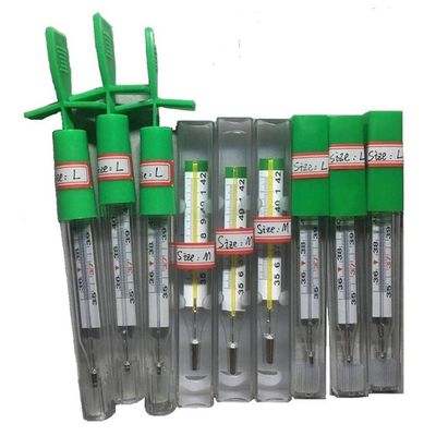 Klinischer Armlehntyp Quecksilberfreier Thermometer mit Glas