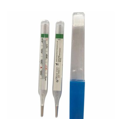 Klinischer Armlehntyp Quecksilberfreier Thermometer mit Glas