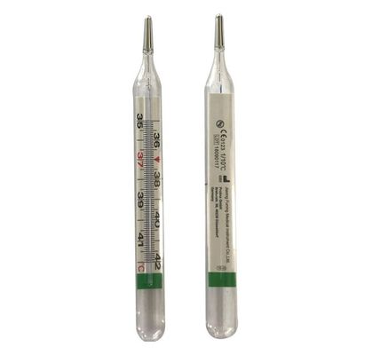 Klinischer Armlehntyp Quecksilberfreier Thermometer mit Glas