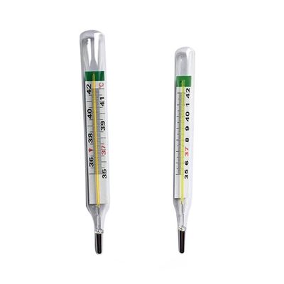 Genaues medizinisches Achselhöhlenthermometer Customized OEM Quecksilberfreies Glas