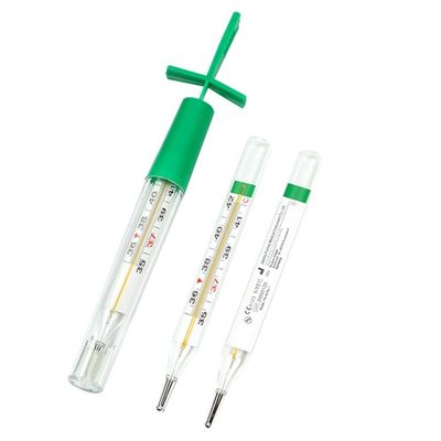 Genaues medizinisches Achselhöhlenthermometer Customized OEM Quecksilberfreies Glas