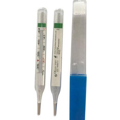 Quecksilberfreie Mundthermometer aus kundenspezifischem Stützglas mit CE-Zertifizierung