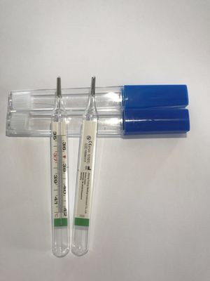 Zusammengestellte Unterstützung für Kinder/Erwachsene Glas Quecksilberfreie Thermometer Celsius Fahrenheit