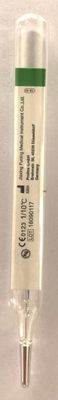 Zusammengestellte Unterstützung für Kinder/Erwachsene Glas Quecksilberfreie Thermometer Celsius Fahrenheit