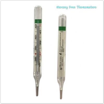 Kundenspezifische Unterstützung ohne Quecksilberglasrohr Klinisches Thermometer für Anwendungen