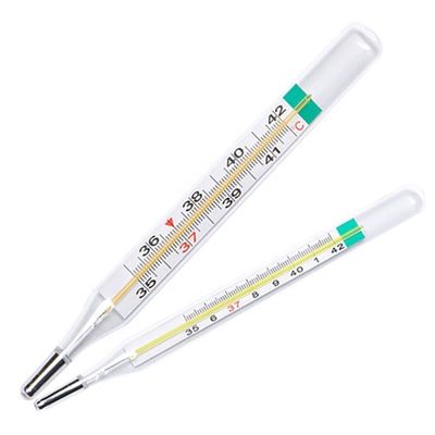 Glasthermometer mit CE-Zulassung hohe Genauigkeit 41°C 0,1°C und 0,15°C wasserdicht