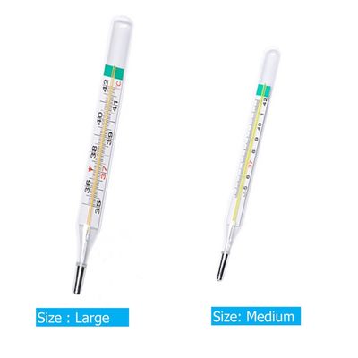 Glasthermometer mit CE-Zulassung hohe Genauigkeit 41°C 0,1°C und 0,15°C wasserdicht