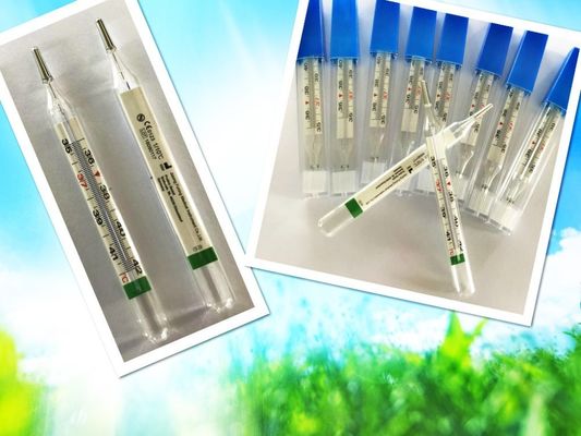Kundenspezifische Unterstützung Quecksilberfreie Glas-Armpit Oral klinische digitale Thermometer