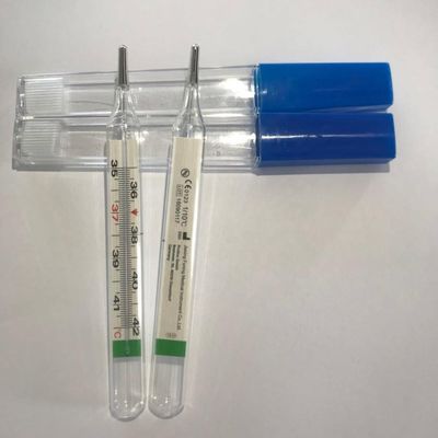 Kundenspezifische Unterstützung Quecksilberfreie Glas-Armpit Oral klinische digitale Thermometer