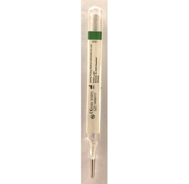 Kundenspezifische Unterstützung Quecksilberfreie Mund-Armpit Glasthermometer für die Gesundheitsüberwachung