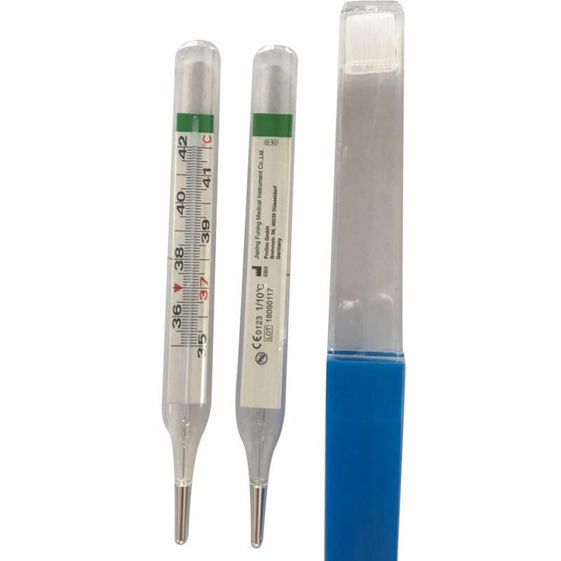FN-W angepasstes Präzisionsglas-Armpit-Typ-Klinisches Thermometer innerhalb CE